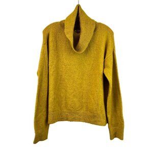 BB Dakota Steve Madden Women’s Long Sleeve Cowl Neck Sweater Mustard S